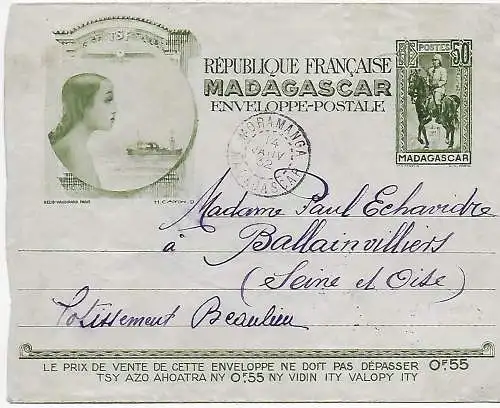 Madagascar Mobamanga 1932 à Ballainvilliers