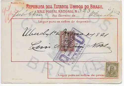 Geldanweisung Brasilien, Thesouraria 1921