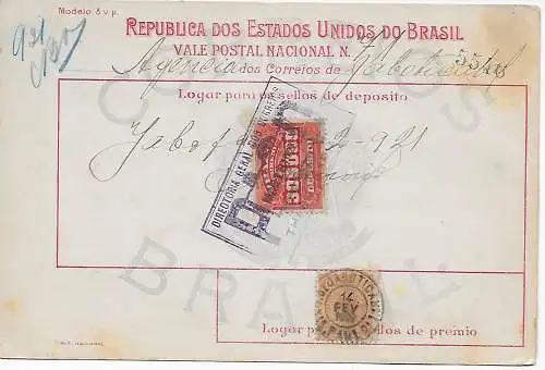 Thesouraria 1921, instruction financière Brésil