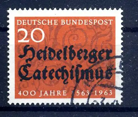 BUND 1963 PLATTENFEHLER Nr 396 I gestempelt (220846)