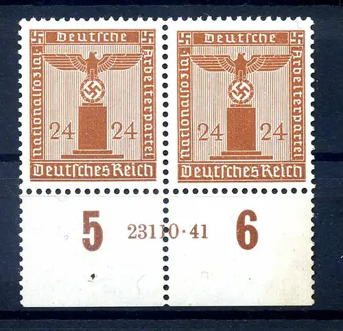 DEUTSCHES REICH DIENST 1942 Nr 163 HAN postfrisch (214066)