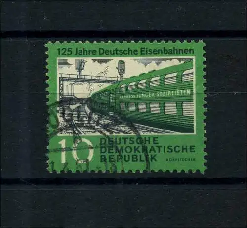 DDR 1960 PLATTENFEHLER Nr 804 f47 gestempelt (101900)