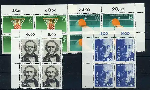 BERLIN Lot aus 1985-1986 postfrisch (102043)