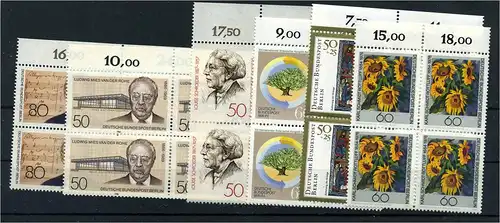 BERLIN Lot aus 1984-1987 postfrisch (102046)