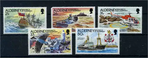 ALDERNEY 1991 Nr 49-53 postfrisch (104565)