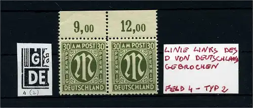 BIZONE 1945 Nr 29 postfrisch (105986)
