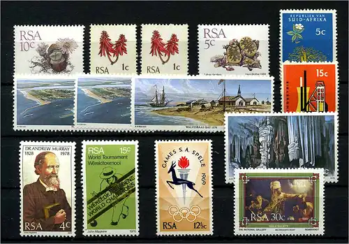 SUEDAFRIKA Lot aus 1963-1987 postfrisch (110785)