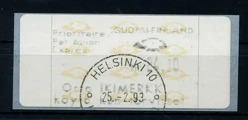 FINNLAND ATM 1992 Nr 12.4 Z7 gestempelt (111351)