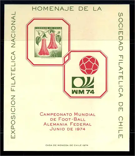 URUGUAY 1974 Gedenkblatt postfrisch (112601)