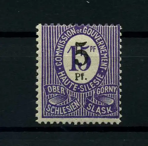 OBERSCHLESIEN 1920 Nr 10F siehe Beschreibung (113894)