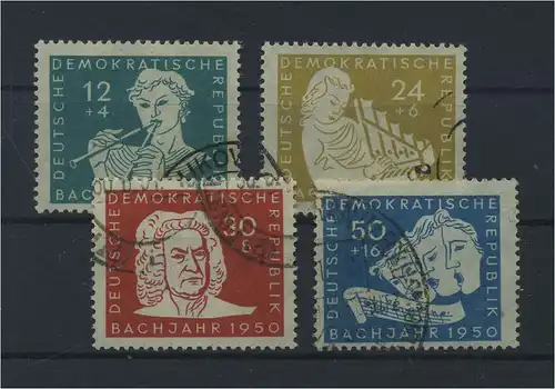 DDR 1950 Nr 256-259 gestempelt (116129)