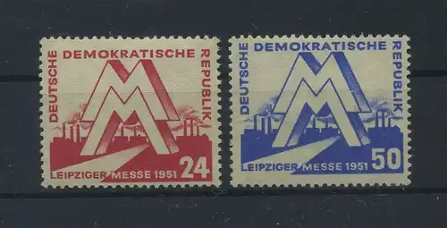 DDR 1951 Nr 282-283 postfrisch (116143)