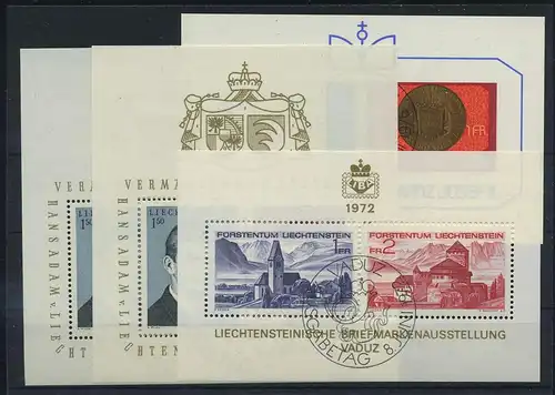 LIECHTENSTEIN Lot aus 1967-1976 gestempelt (119123)