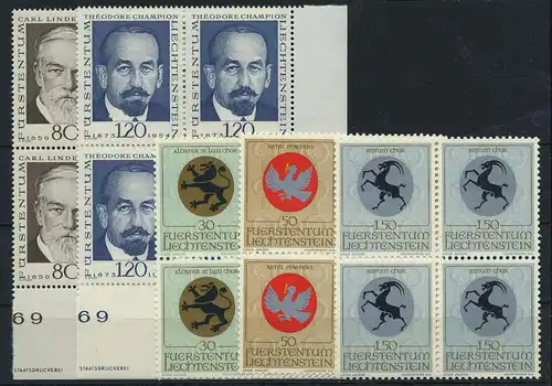 LIECHTENSTEIN Lot aus 1969 postfrisch (119134)