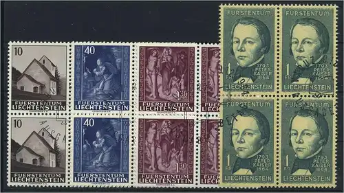 LIECHTENSTEIN Lot aus 1964 gestempelt (119144)