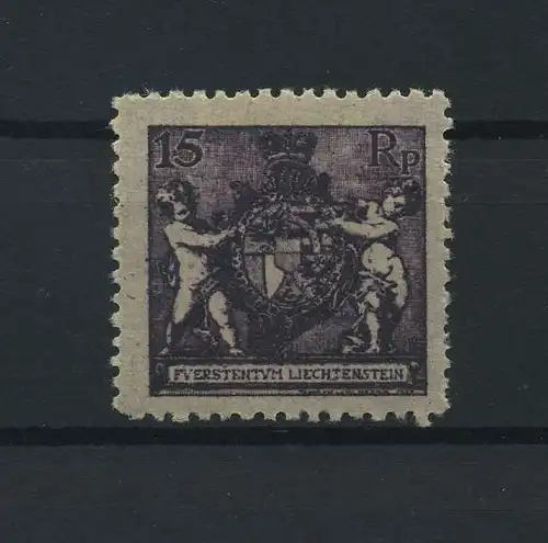 LIECHTENSTEIN 1921 Nr 52B ungebraucht (119401)