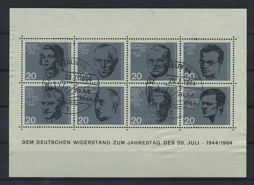 BUND 1964 Bl.3 gestempelt (119468)