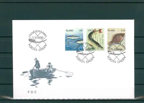 ALAND FDC aus 1990 siehe Beschreibung (201098)