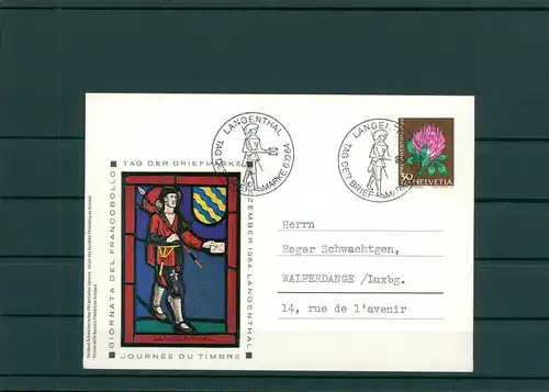 TAG DER BRIEFMARKE 1964 Beleg siehe Beschreibung (201301)