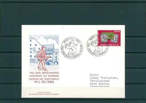 TAG DER BRIEFMARKE 1968 Beleg siehe Beschreibung (201311)