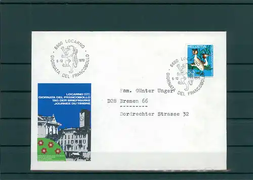 TAG DER BRIEFMARKE 1970 Beleg siehe Beschreibung (201315)