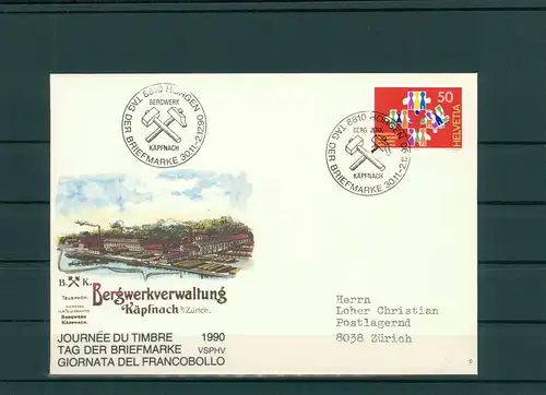 TAG DER BRIEFMARKE 1990 Beleg siehe Beschreibung (201335)