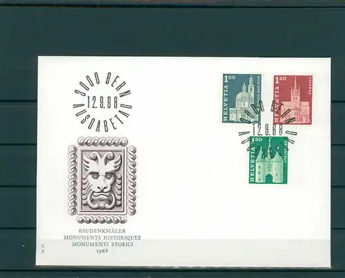 SCHWEIZ 1968 Ersttagsbrief (202139)