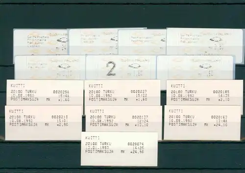 FINNLAND ATM 1992 Nr 12.4 ZS2 postfrisch (204268)