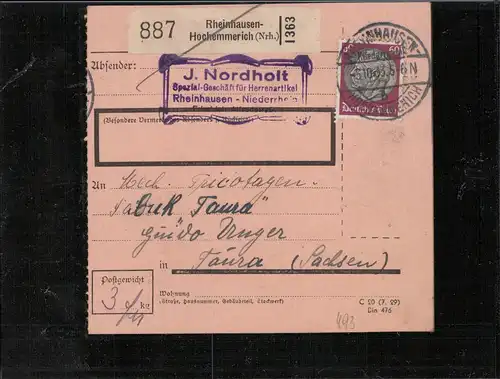 DEUTSCHES REICH 1934 Nr 493 siehe Beschreibung (212255)