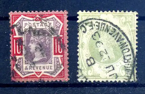 GROSSBRITANNIEN 1887 Nr 96-97 gestempelt (214191)