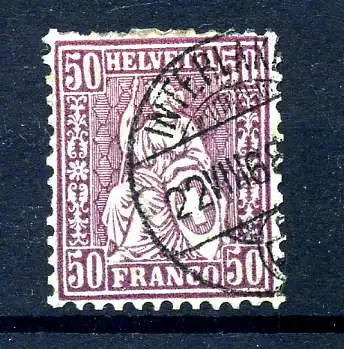 SCHWEIZ 1867 Nr 35 gestempelt (217785)