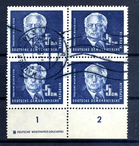 DDR 1950 Nr 255 DZ gestempelt (220599)