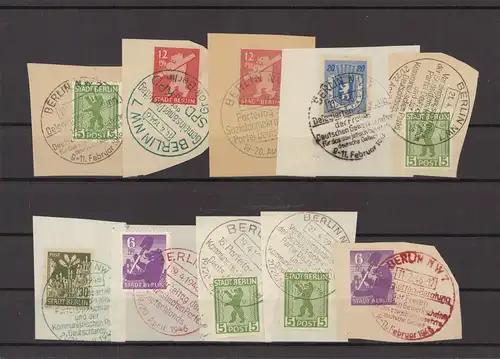 SBZ BERLIN-BRANDENBURG Lot Sonderstempel (221615)