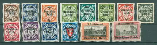 DEUTSCHES REICH 1939 Nr 716-729 postfrisch (222290)