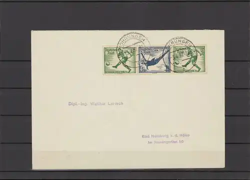 DEUTSCHES REICH 1936 ZD Nr W106 Brief (222803)