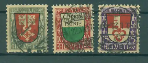 SCHWEIZ 1919 Nr 149-151 gestempelt (223251)