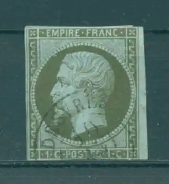 FRANKREICH 1853 Nr 10 gestempelt (223634)