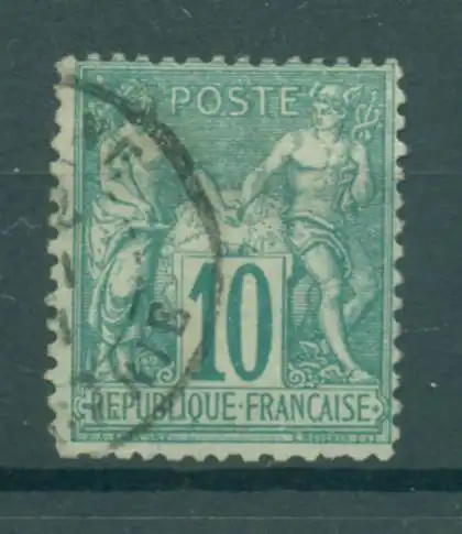 FRANKREICH 1876 Nr 60I gestempelt (223666)