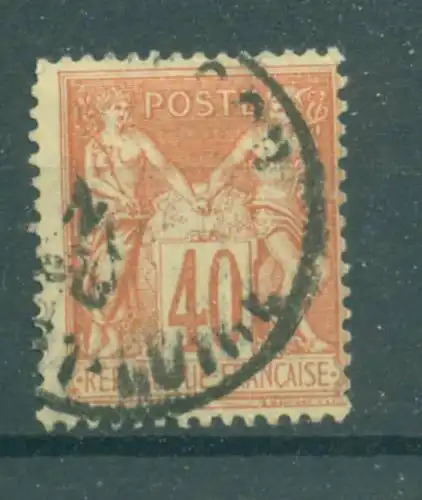 FRANKREICH 1876 Nr 65I gestempelt (223669)