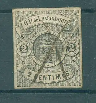 LUXEMBURG 1859 Nr 4 gestempelt (225838)