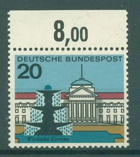 BUND 1961 Nr 420 II postfrisch (226434)