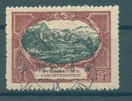 LIECHTENSTEIN 1921 Nr 60 gestempelt (226738)