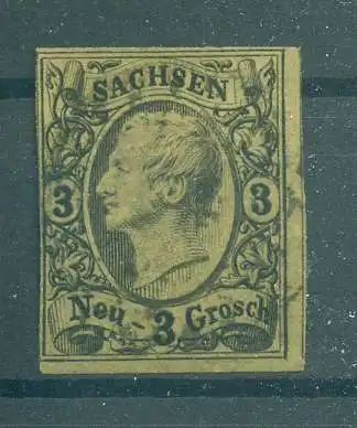 SACHSEN 1855 Nr 11 gestempelt (227114)