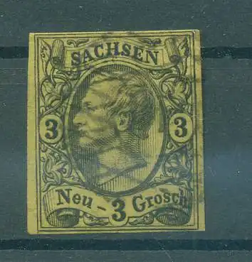 SACHSEN 1855 Nr 11 gestempelt (227115)