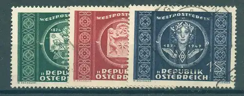 OESTERREICH 1949 Nr 943-945 gestempelt (227564)