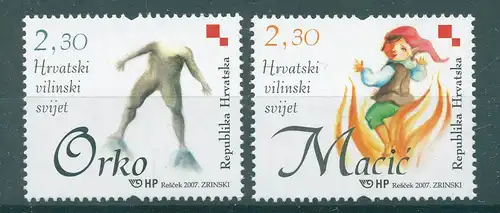 KROATIEN 2007 Nr 796-797 postfrisch (227703)