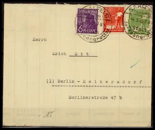 KONTROLLRAT 1948 Nr 945 gestempelt (227807)