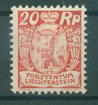 LIECHTENSTEIN 1924 Nr 70 postfrisch (228371)