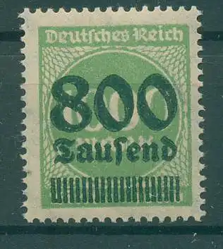 DEUTSCHES REICH 1923 PLATTENFEHLER Nr 308 PF II postfrisch (229039)