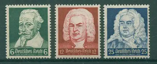 DEUTSCHES REICH 1935 Nr 573-575 postfrisch (229282)